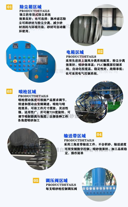 福建自动输送式喷砂机浙江玻璃石材自动摇摆喷砂机设备